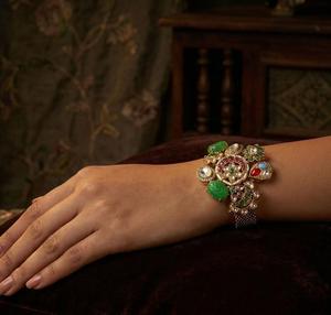 Pulseras de Diseño con Baño de Oro y Piedras de Moissanita de Moda, Calidad Premium para Bodas, Compromisos y Fiestas, para Mujer - Product Image 1