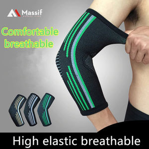 Venta al por mayor fabricante logotipo personalizado impresión levantamiento de pesas neopreno codo manga para levantamiento de pesas Powerlifting - Product Image 4