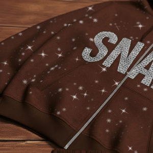 Survêtement de qualité supérieure pour hommes, survêtement en strass pour le jogging, logo personnalisé, vêtements décontractés pour hommes, survêtement en strass au meilleur prix - Product Image 6