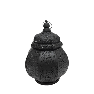 Lanterne décorative en métal de Noël couleur dorée pour la maison et l'éclairage de mariage décoration lanterne suspendue faite à la main en vrac - Product Image 5