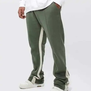 กางเกงผ้าฝ้ายขายาวสำหรับผู้ชายสีพื้นแบบลำลองสำหรับสตรีทจ็อกเกอร์ขายาวตาม100% สั่ง - Product Image 6