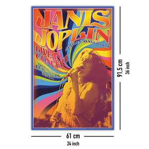 Póster de Janis Joplin en vivo en concierto para decoración de pared - Product Image 5
