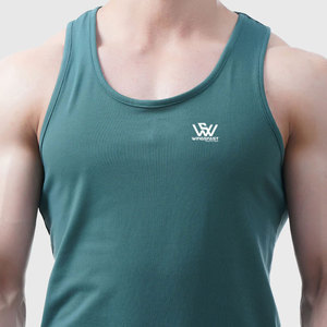 เสื้อกล้ามออกกำลังกายผู้ชายสีพื้น - Product Image 5