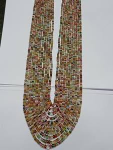 Cuentas Redondas Lisas de Turmalina Natural Multicolor de 2.5mm-5mm, Hebras de Alta Calidad, Multicolor, Certificadas por GAC, Marca M.Y.GEMS - Product Image 6