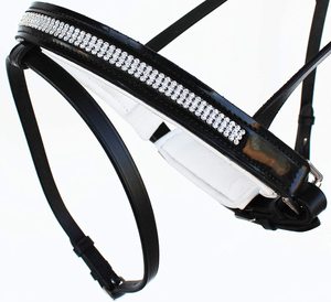 Sillín inglés anatómico multiusos 2024, cómoda brida y cabestros de caballo de salto de cuero genuino - Product Image 2