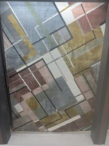 Eco-Friendly Microfiber Shaggy Carpets Customizable OEM Private Label Logo Rugs New Creative Abstract Design <b>Floor</b> <b>Mats</b> for <b>Kids</b> - Product Image 2