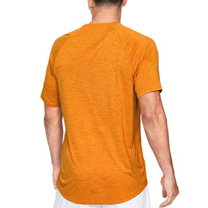Camiseta básica de cuello para hombre con estampado gráfico personalizado Heather Color Tri Blend-50% poliéster 25% algodón 25% rayón Camiseta básica de cuello redondo - Product Image 4