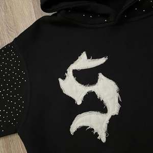 Sudaderas con Capucha para Hombre, Diseño Nuevo, Más Vendidas, de Algodón Mezclado, a la Moda, con Pedrería y Bordado Desgastado, para Adultos - Product Image 4