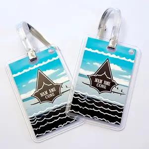 Convenient Wholesale clear acrylic luggage tags For Vacations