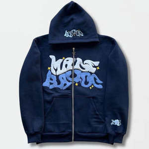 Sudadera con Capucha Premium 100% Algodón para Hombre, Estilo Casual Moderno, Color Sólido, Transpirable, de Felpa, Personalizable al por Mayor - Product Image 4