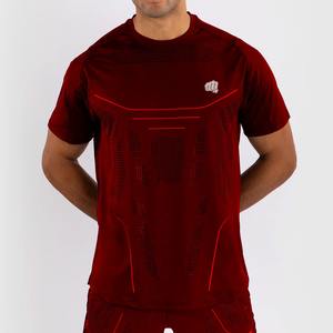 BlazeFit NitroDry AeroFlex Pro Ignite Performance Top HyperRun Activewear FireMotion Tee VoltEdge Training Sports Shirt Imprimé - Product Image 1