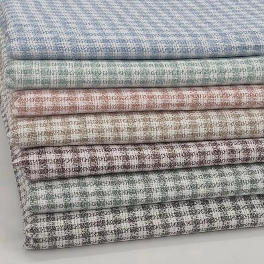 High Quality Cotton Viscose Polyester Blend Fabric for Shirts Pants Smooth Texture Width 58 to 59 Inch GSM 171 MOQ 50 Meters