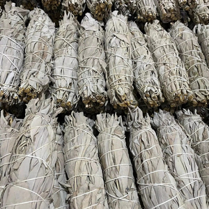 Varitas de sahumerio de salvia blanca Salvia Palo Santo herbales y organicas para y los rituales espirituales de purificacion - Product Image 1