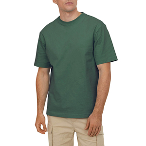 Spring Summer New Heavyweight 100% Cotton Loose <b>Men's</b> T-Shirts Custom Printed Vintage Oversized Hip Hop Solid T-shirt for <b>men</b> - Product Image 5