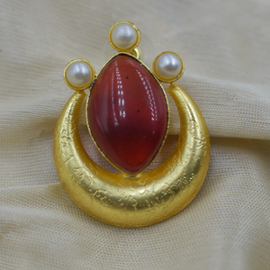 ชุบทองเหลืองหินต่างหูสตั๊ดหินต่างหูทอง 18K ผู้หญิงแฟชั่นเครื่องประดับต่างหูผู้หญิง - Product Image 4