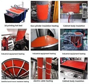 Ul chứng nhận <span class=keywords><strong>12V</strong></span> 30 mét Điện Silicone nóng Pad linh hoạt thực phẩm giao hàng túi với xe Adaptor Thiết bị sưởi ấm - Product Image 3