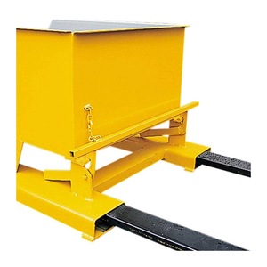 Environmental Steel Skip Tipper Bin Mini Forklift Dumpster Tipping Bin-1