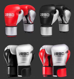 Prix d'usine professionnel OEM ODM Gants de sport Gants en cuir PU Logo personnalisé Gants de boxe à vendre - Product Image 2