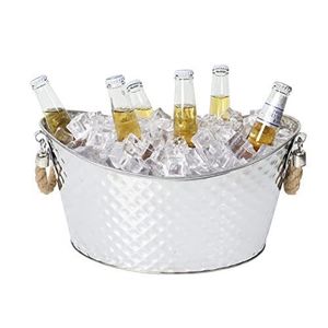 New attractive design curved shape wine bucket large size wine <b>tub</b> exclusive quality metal wine bucket at cheapest price - Product Image 1