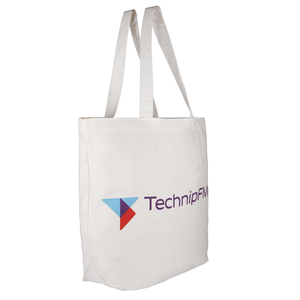 Venta caliente de moda bolsas de mano reutilizables personalizadas respetuosas con el medio ambiente bolsa de lona de gran capacidad bolsa de lona para mujer - Product Image 2