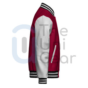 Nouveau personnalisé pour hommes Corps en laine Manches en cuir Vente en gros de haute qualité Letterman Varsity Jacket College Baseball Jacket pour hommes et femmes - Product Image 2