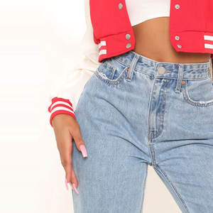 Nouvelle veste universitaire pour femmes en tissu respirant avec logo personnalisé tendance, design unique et de haute qualité - Product Image 3