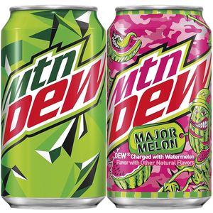 Nouveau Design Natural Factory Mountain Dew MAJOR MELON Édition Spéciale 355 ml USA En Stock Livraison Rapide à Vendre - Product Image 3