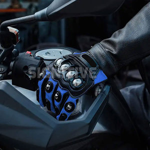 Gants de moto unisexes en cuir à écran tactile, confortables, chauds, protection UV pour les sports MMA, la conduite décontractée - Product Image 5