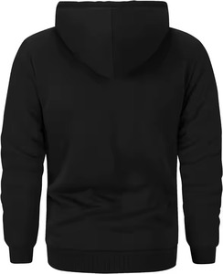 QUICKSHOW 350 GSM polaire blanc sweats à capuche plaine en gros poids lourd surdimensionné hommes sweats à capuche sweats - Product Image 2