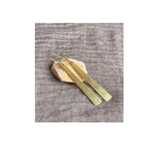 Boucle d'oreille en laiton femmes bijoux nouveau plaqué grosses boucles d'oreilles torsadées pour les femmes - Product Image 6