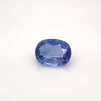 Saphir bleu naturel 4mm 5mm, pierre facettée ovale, pierres précieuses exclusives pour la fabrication de bijoux, précieuses, en ligne, Alibaba, régulier 2026