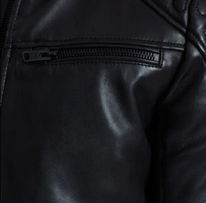 Chaqueta Bomber de PU para Hombre, Impermeable, Personalizada, con Cuello Alto, Tela de Lona, OEM, Chaqueta Premium Personalizada - Product Image 6