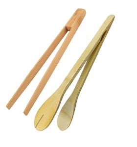 Pinzas de cocina largas de madera hechas a mano con opción PERSONALIZADA mango de madera duradero para asar servir cóctel agitador - Product Image 2