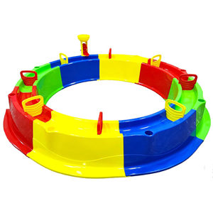 TOYBOLA <b>Kids</b> 3+ Unisex Sand Circle Beach Toy Set Plastic Sandbox Activity Play <b>Ring</b> for Outdoor Fun - Product Image 1