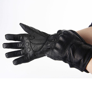 Guantes de moto de dedo completo unisex con pantalla táctil para deportes para carreras de carretera ciclismo escalada guantes de cuero para motocicleta - Product Image 4