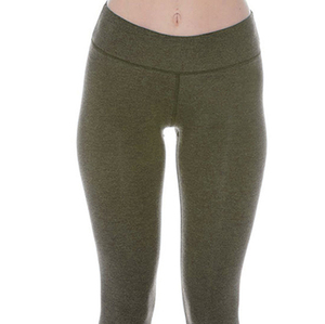 Women's High Waist Ankle-Length Spandex/Nylon Sports <b>Leggings</b> Elastic Waist Solid <b>Pattern</b> Breathable Quick-Dry Four-Way Yoga - Product Image 4