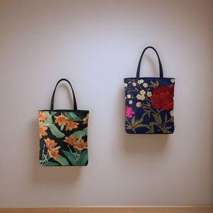 Sac fourre-tout en toile imprimé fait main vibrant, réutilisable, prêt pour la plage, écologique, sac de shopping en tissu, sacs en gros 2026 - Product Image 2