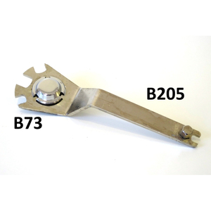 Llave especial para tuercas de llanta + bujes Lambretta A + B + C + LC + D + LD - Product Image 2