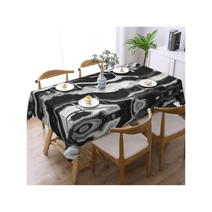 Eco Friendly 100% Cotton Embroidered Floral <b>White</b> <b>Table</b> <b>Cloth</b> 52x108 Inches Quick Dry Biodegradable Best Selling For Modern Home - Product Image 3