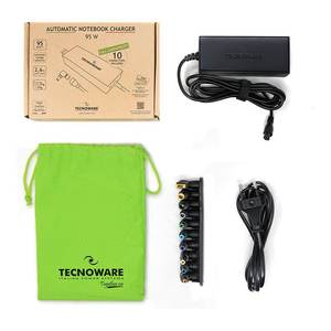 Cargador y Adaptador para Portátil TOGETHER de 95W Negro con Múltiples Conectores FAU17610 - Product Image 2