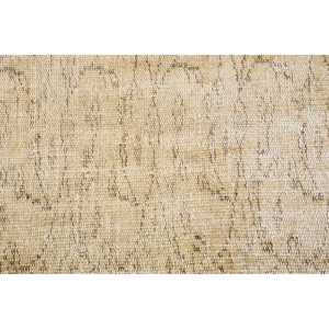 พรมตุรกีวินเทจ ขนาด 2x3.5 ฟุต พรมขนาดเล็ก สีเบจขอบสีน้ำตาล พรมขนสัตว์ - Product Image 5