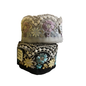 Ribete de Encaje Bordado con Cuentas de Diseño de Alta Calidad 2025 para Vestidos, Cintas Decoradas con Lentejuelas, Precio al por Mayor para Exportación a India - Product Image 1