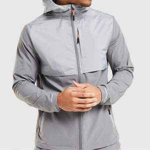 Custom Logo Unisex Breathable Waterproof Windbreaker Jacket High Quality Gym Training Workout Camouflage Patchwork Lightweight - Product Image 1