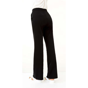 กางเกงผ้าถักสีดำ S-8 (LL) พร้อมคุณสมบัติยืดหยุ่นที่เอว - Product Image 4