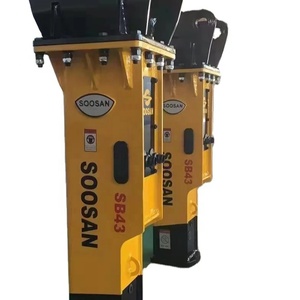 Para SOOSAN SB43 Caja de martillos hidráulicos Tipo Silencio para excavadoras Retroexcavadoras de 6-9 toneladas Nueva condición con motor central - Product Image 6