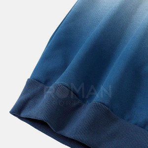 Nouveaux sweats à capuche tendance pour hommes en hiver, sur mesure, grande taille, 100% coton, polaire, uni, teint, coupe-vent, respirant, écologique, décontracté - Product Image 5