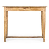 Table haute pliable en bois de manguier massif, design industriel moderne, écologique, pour la maison, l'appartement, l'hôtel ou la ferme