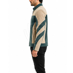 Genuine <b>Suede</b> <b>Leather</b> <b>Jacket</b> For Men Designed With Premium Craftsmanship Smooth Texture Functional Details And Casual Comfort - Product Image 5