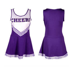 Filles Adulte Cheerleading Outfit Équipe Scolaire Uniforme Personnalisé Cheer Robe Jupe Top Ensemble pour la Pratique Porter 100% Polyester Personnalisé - Product Image 2