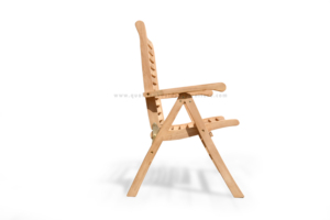 เก้าอี้ไม้สักกลางแจ้งสำหรับชายหาดหรือสระว่ายน้ำ - Product Image 3